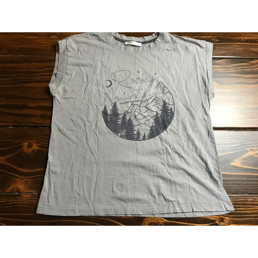 Sweet Soul Shirt, Women's Medium, Gray, Rocky Mountains Nature Preserve Sticthed